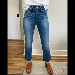 J. Crew Billie Demi Boot Crop Jeans with Perfecting Pockets size 24